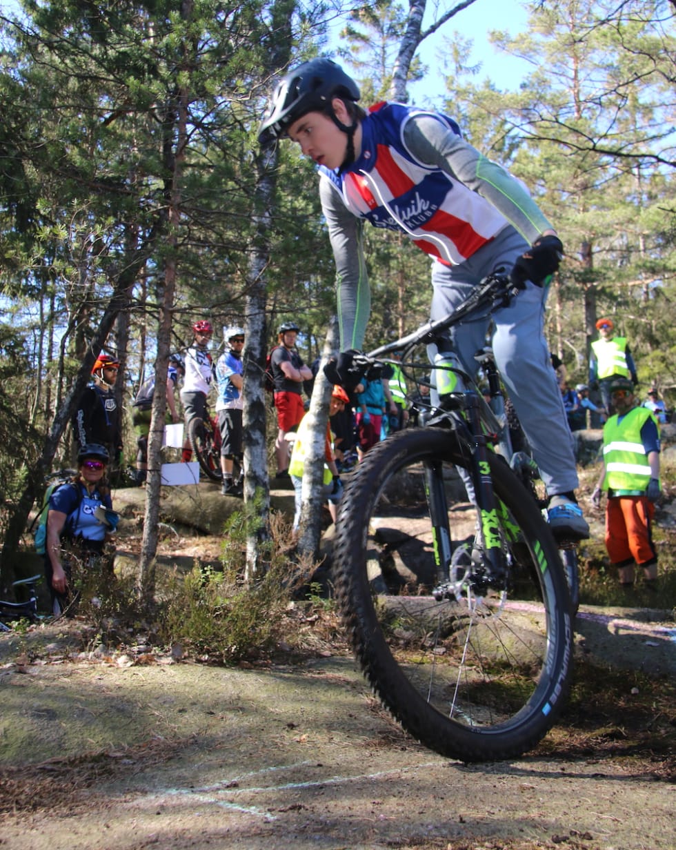 Juniortalentet Magnus Slinger Sørli fra Svelvik ble cruxekonge 2018. Foto: Rasmus Leiro Magnus Slinger - Rasmus Leiro 1000x