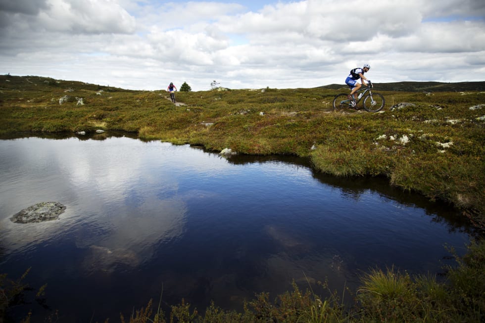 SPEILING: Bare ett av veldig mange fine steder langs traséen. (foto: Kristoffer H. Kippernes) _IPP6376