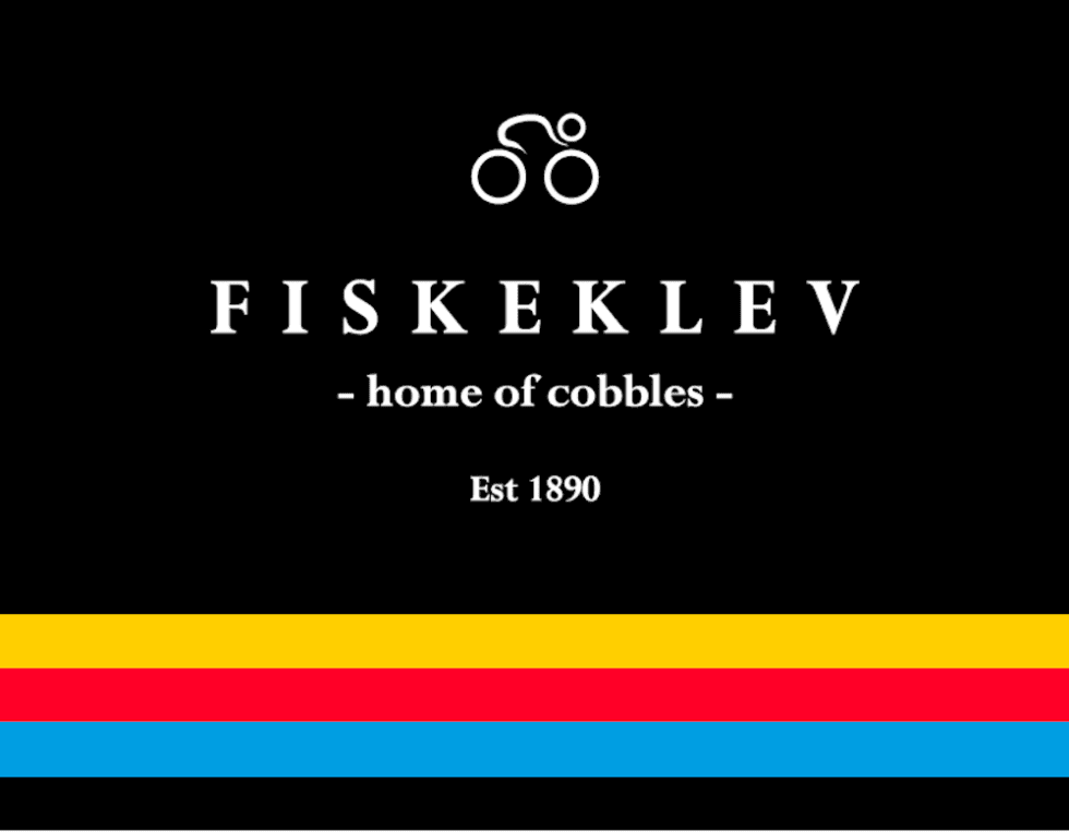 LANGE RØTTER: Det ligger mye brosteinshistorie bak Fiskeklev Landeveisclub, og det gjenspeiles i logoene til den nye klubben. Illustrasjon: Fiskeklev Landeveisclub Fiskeklev logo jpg 1000x