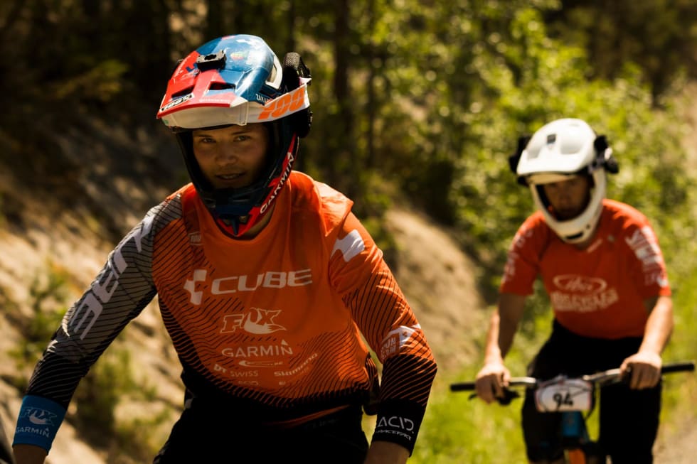 Zakarias Blom Johansen foran Dillon Santos. Foto: Snorre Veggan Zakarias Blom Johansen - Dillon Santos - Snorre Veggan