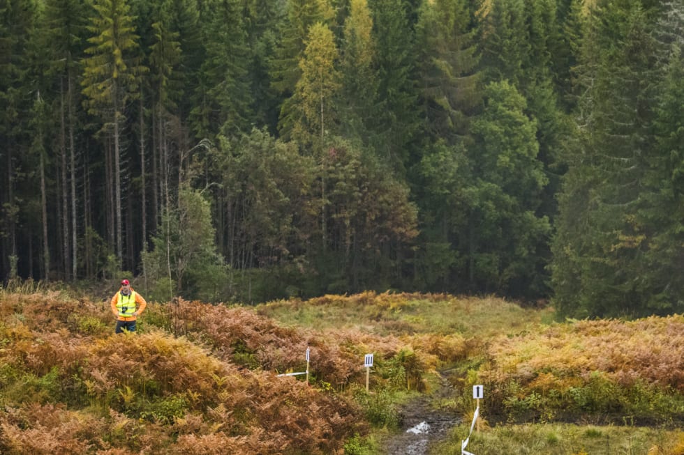 Stille før stormen for løypevakta. Løypevakt