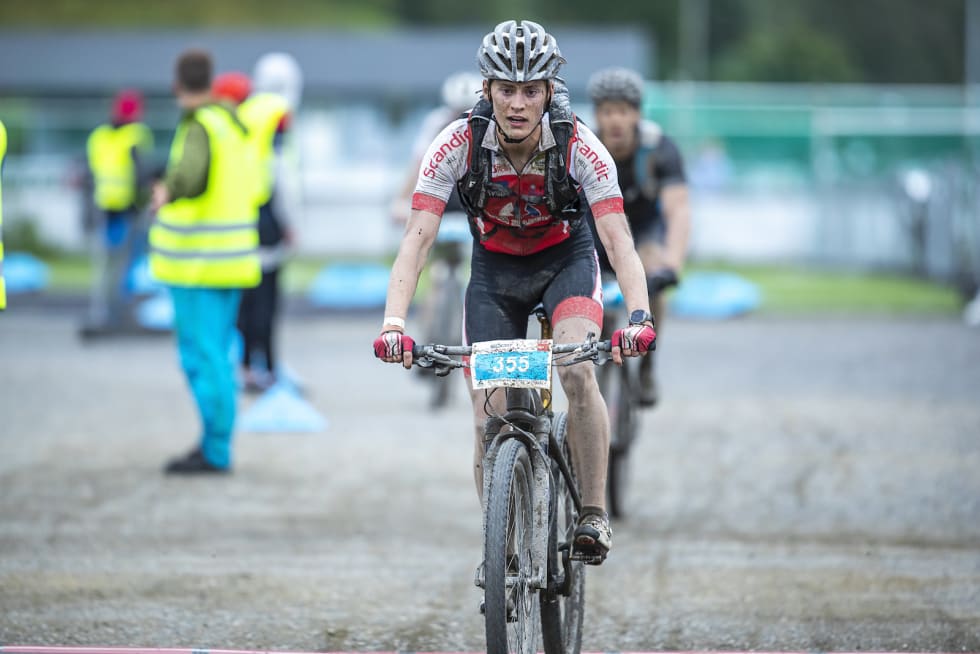 Målstreken i sikte for John Magnus Haugen. Foto: Pål Westgaard