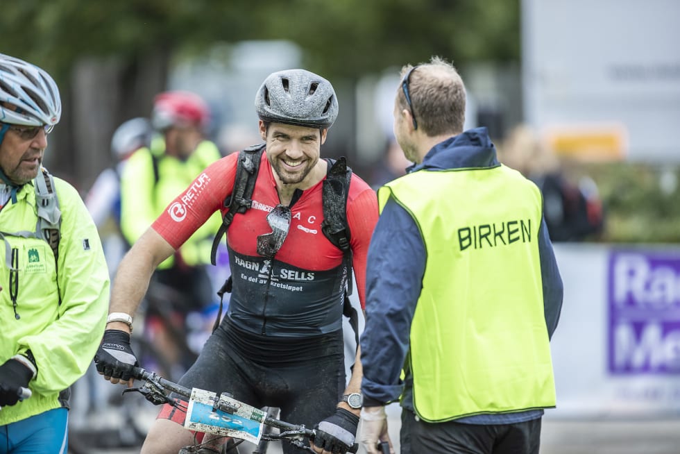Kristoffer Ylven Westgaard i mål på Birken for andre gang. Foto: Pål Westgaard