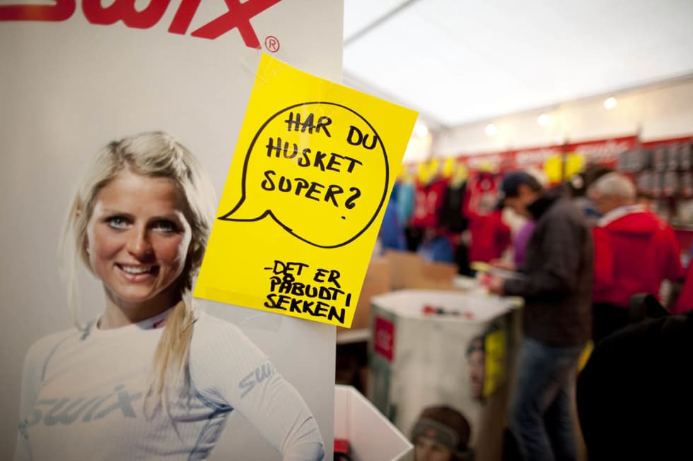 ALT MED?: Therese Johaug ser helst at du pakker sekken etter reglementet. birken_0014
