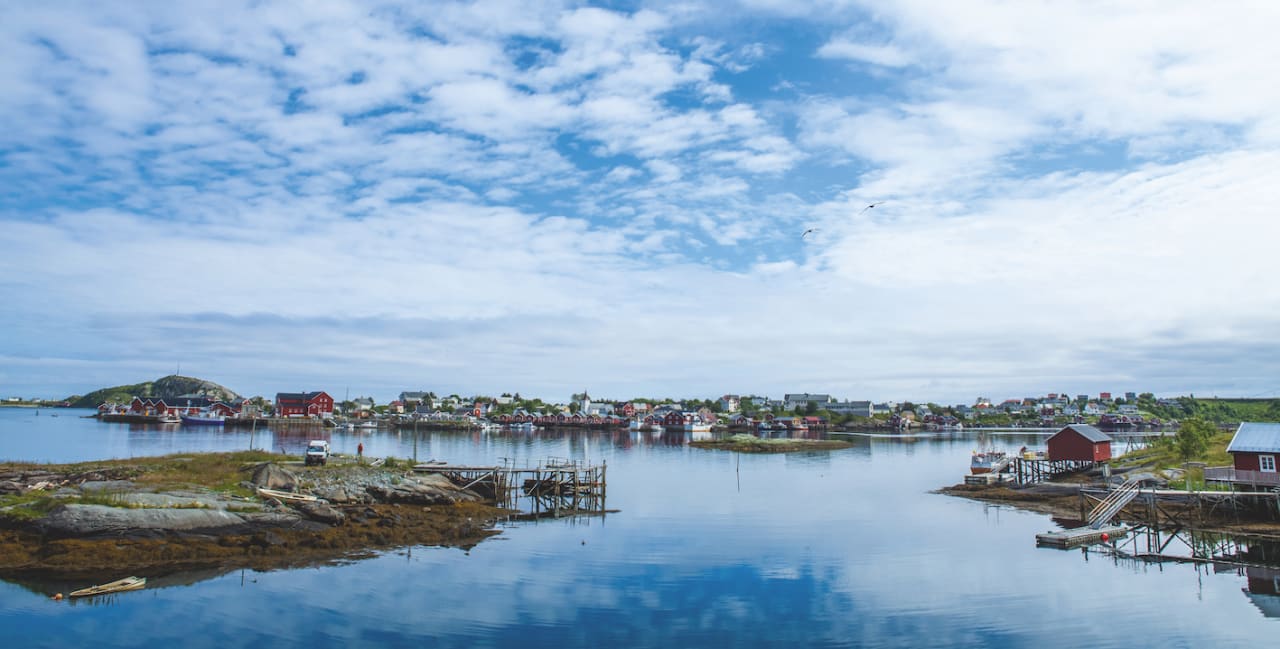 Norge på langs med elsykkel __ _Lofoten, Hamnøya-kopi