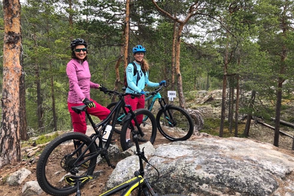Stisykling med og uten guide blir ett av tilbudene på Torpo Gjestegård. Foto: Christina Winther Stisykling Torpo Gjestegård - Christina Winther 1200x800