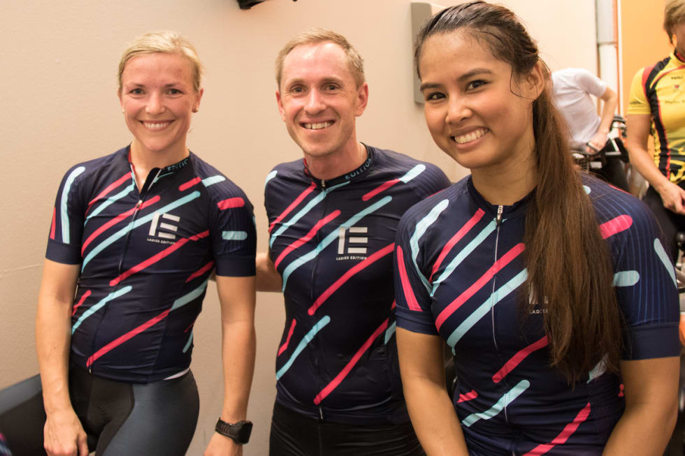 TRENERTEAM: Caroline Vamnes (til høyre) har med seg både Mads Kaggestad og Heidi Sandstø inn mot neste års prosjekt. Foto: Ladies Edition Heidi Sandstø - Mads Kaggestad - Caroline Vamnes Foto Ladies Edition 1200x800