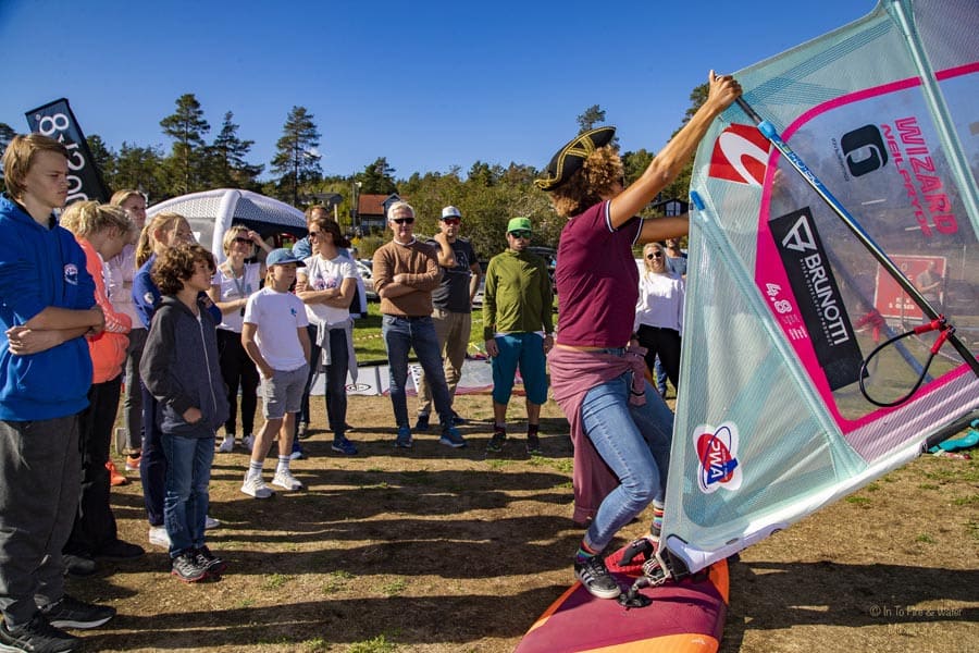 16 ganger verdensmester: Sarah-Quita Offringa returnerer til Møvik for å inspirere nye og erfarne windsurfere. Foto: In To Fire & Water / Mikael Linder / odajohanne.com