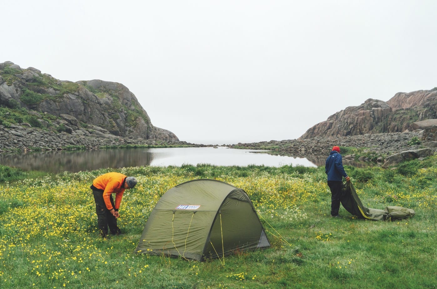 GRØNT OG SKJØNT: Paradiset ved Kalle i Lofoten er ett av verdens aller fineste steder.