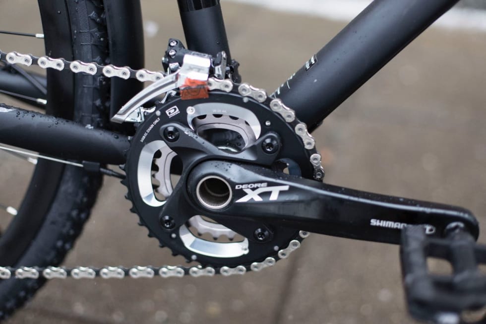 TOPP KVALITET: Shimanos XT-utstyr er laget for å tåle mye slit i terrenget. Dette gir god holdbarhet i byen.
