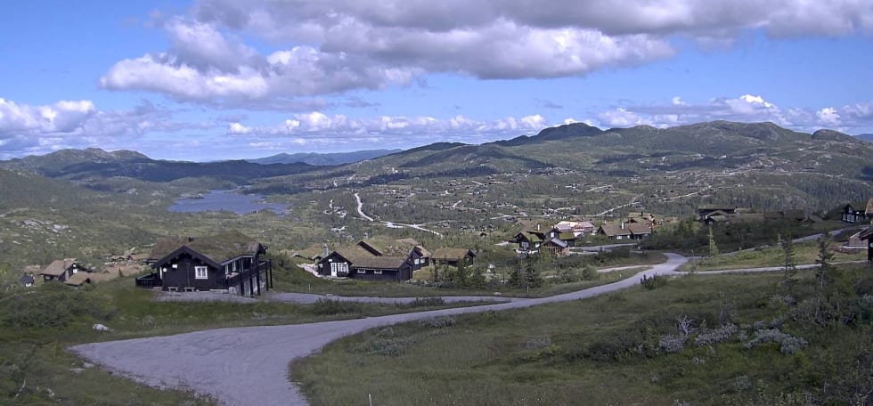 I dette området skal det bygges stier for et tosifret millionbeløp. Foto: Høgevarde AS