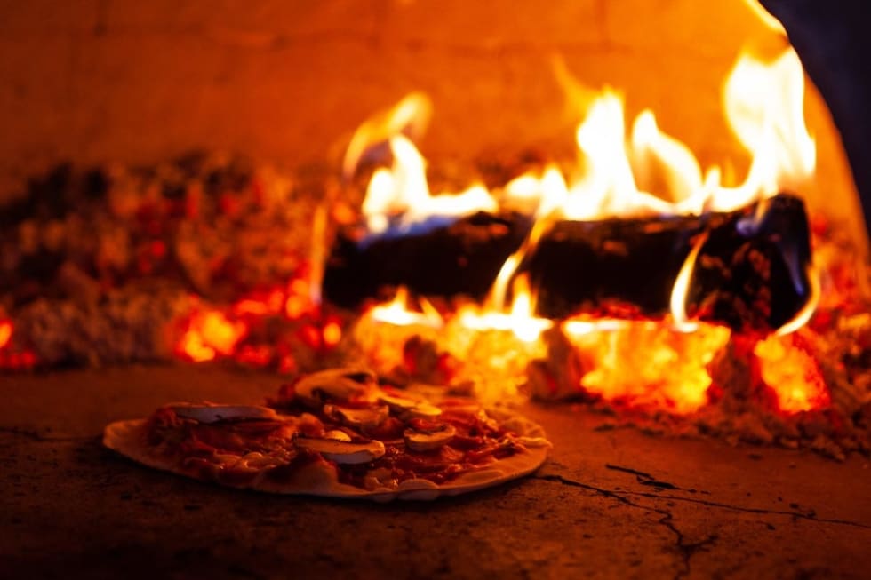 Fjellpizza på fjefllfilm. Foto: Per Finne