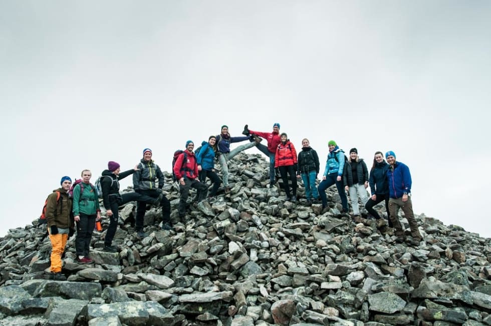 Hyggelige fellestur. Bli kjent med flere fjellfolk. Foto: Alexandra JarnaH