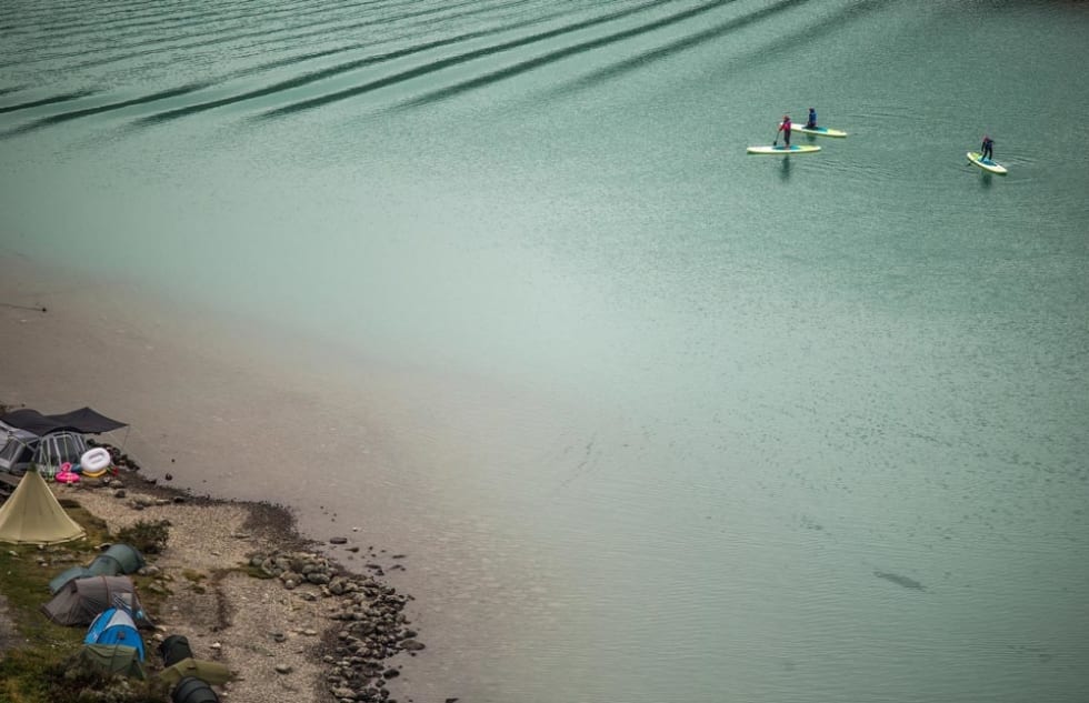 Prøv SUP under Fjellfilm. Foto: Cathrine Holst