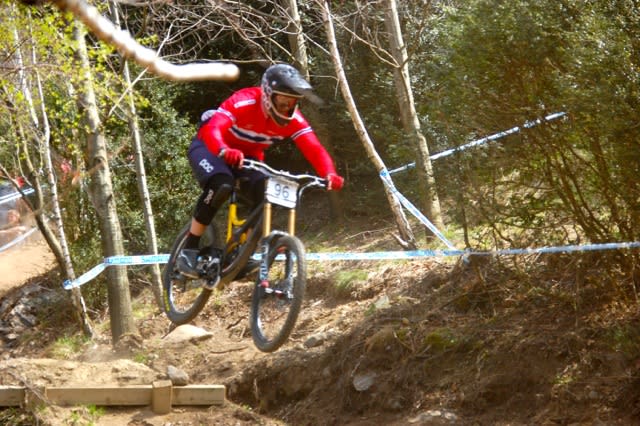 KVALIK-KID: Lars Sandviken kom til finalen i Lourdes.