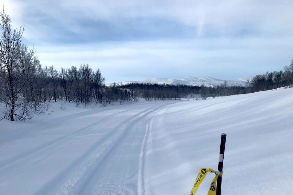 Slik så vidderunden i Skaidi Fatbike ut på onsdag. Foto: Odd Peder Wang-Norderud
