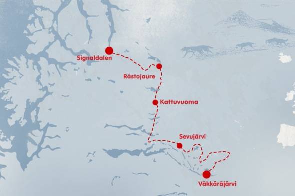 Her er ruta, med start i Signaldalen.