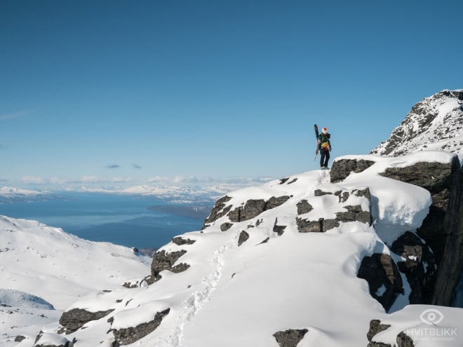 Nesten oppe! Foto: Timme Ellingjord