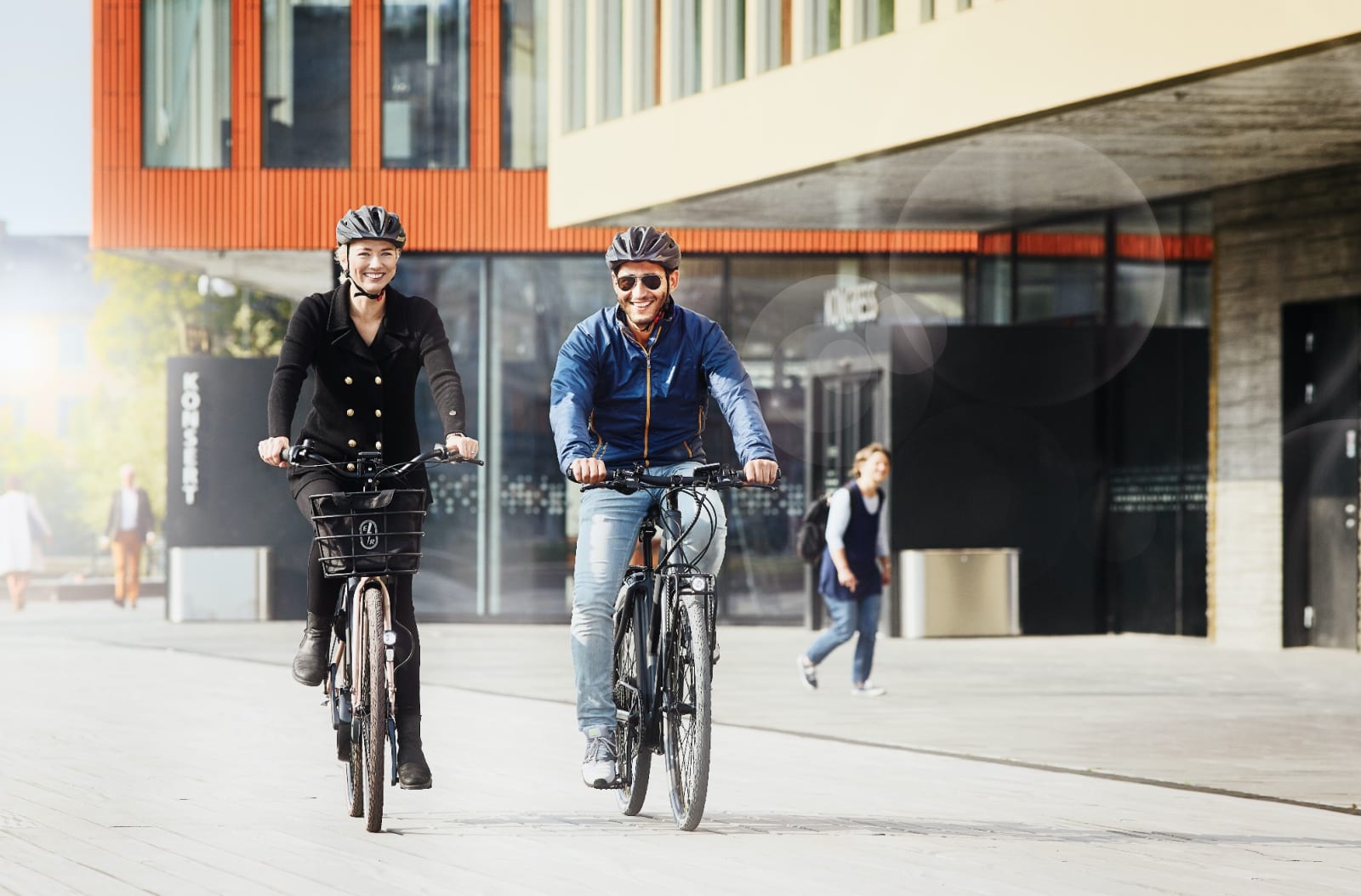 UANSTRENGT: Med en motor går det lett å velge sykkel om du skal ut. Foto: Ecoride