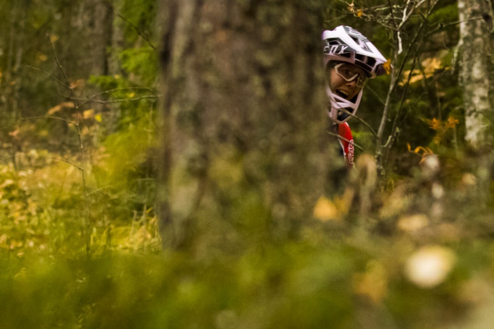 Team Terrengsykkels Anette Røssum Bastnes tangerte sin sesongbeste på årets siste ritt. Anette Røssum Bastnes Ringerike Enduro 2018 - Per-Eivind Syvertsen