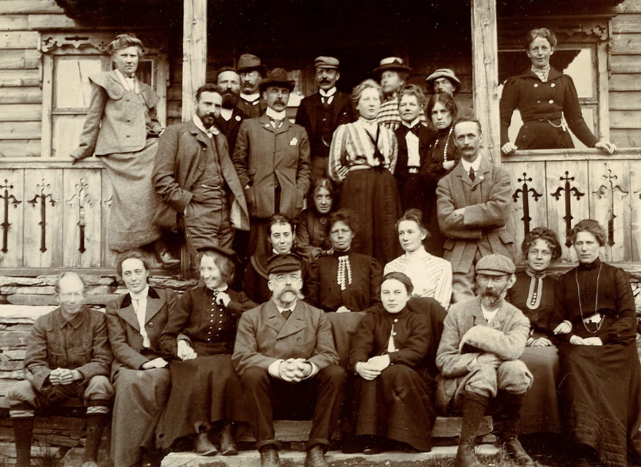 Turtagrø 1903. Foto av Norman Ling. Utlånt av SAC-Scottish Alpine Club