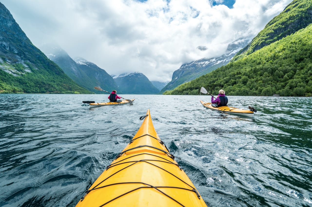 Stryn gir deg tur både i pose og sekk, og i kajakk!