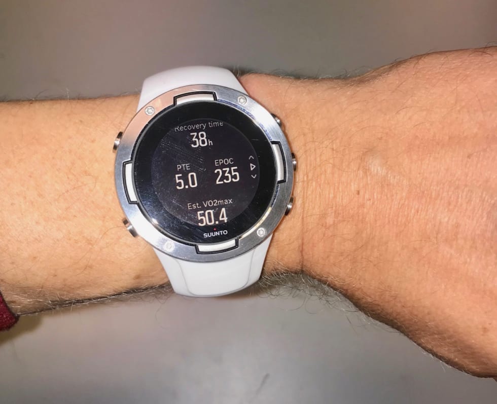 RAPPORT: Suunto bruker fortsatt EPOC-tall for å angi hvor hard økta har vært. EPOC har samme funksjon som TSS hos Garmin, men tallene kan ikke sammenlignes direkte.