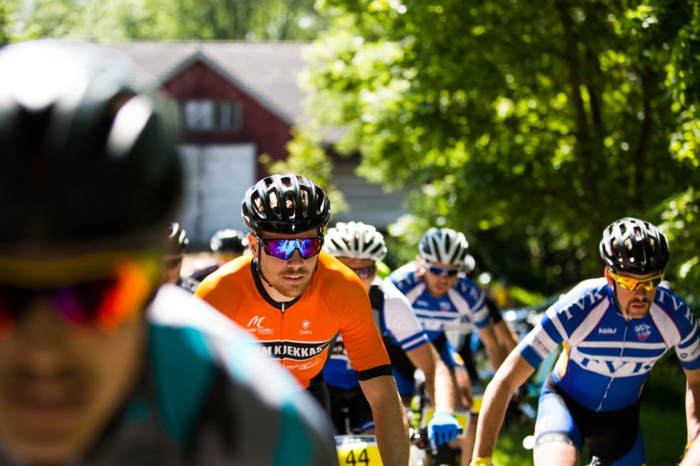 KJEKKAS: Team Kjekkas hadde sin representant i feltet. Dag Torp-Hansen ble til slutt nummer 13. (foto: Snorre Veggan) skjebergrittet-1194a