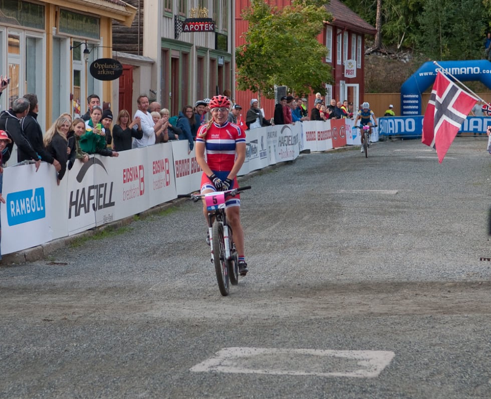 BRONSEJENTE: Ingrid Sofie Bøe Jacobsen fra Sepura Superior tok bronse i VM i sprint på Maihaugen. Foto: Øyvind Aas