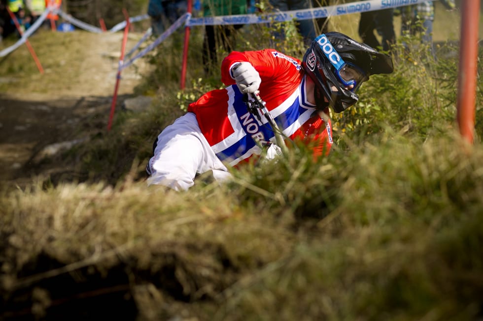 VERDENSCUP: Av større ritt han har kjørt, ser Espen Johnsen tilbake på verdenscup på hjemmebane i Hafjell. Foto: Kristoffer H. Kippernes _KHK2589