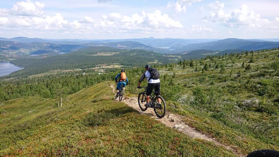 Stien over Slettefjellet er en av favorittene til Kasper Madsen i Bike Beitostølen. Foto: Bike Beitostølen Bike Beitostølen Slettefjellet Sept 2018 - Foto Bike Beitostølen 1200x