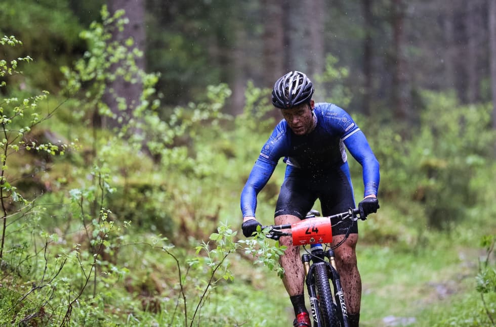 HENRIK HOLLINGSÆTER KIPPERNES ble nummer to i Terrengsykkelrittet 2015. Foto: Snorre Veggan Henrik Hollingsæter Kippernes - Terrengsykkelrittet 2015 - Snorre Veggan