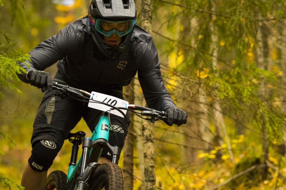 Årets endurofenomen Magnus Slinger Sørli endte på femteplass. Magnus Slinger Sørli Ringerike Enduro 2018 - Per-Eivind Syvertsen