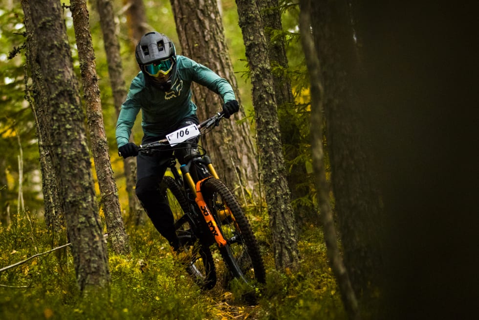 Erlend Hegrum Askjer kom på 11.plass. erlend Hegrum Askjer - 11th - Ringerike Enduro 2018 - Per-Eivind Syvertsen