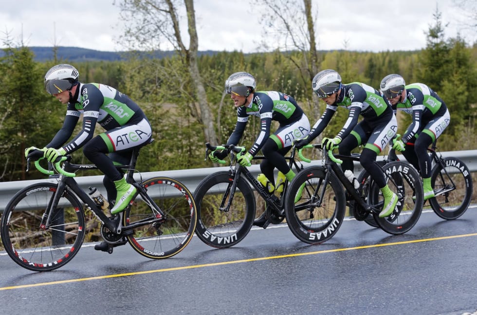ATEA slo tilbake under Ceresrittet lagtempo forrige helg. Da tok de både første og andreplass med god margin. Foto: Ola Morken Atea Ceres TT 2015 - Ola Morken 1400x924