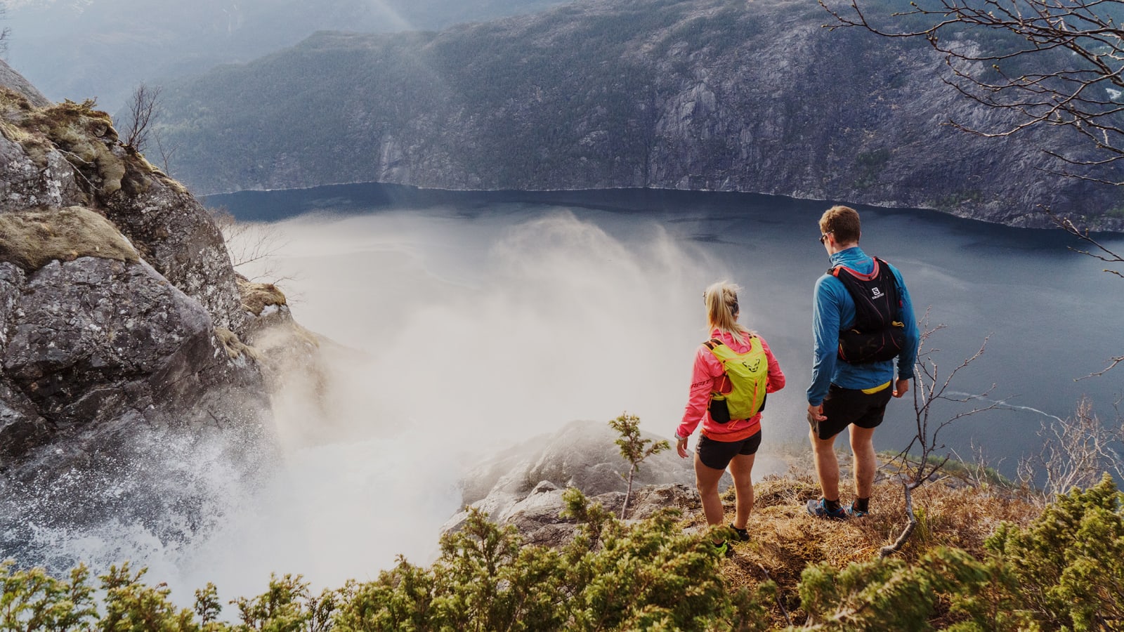 HEFTIG: Langfoss ble i 2011 kåret av en av verdens ti vakreste fosser av CNN/Budget Travel. Bilde: Magnus Roaldset Furset