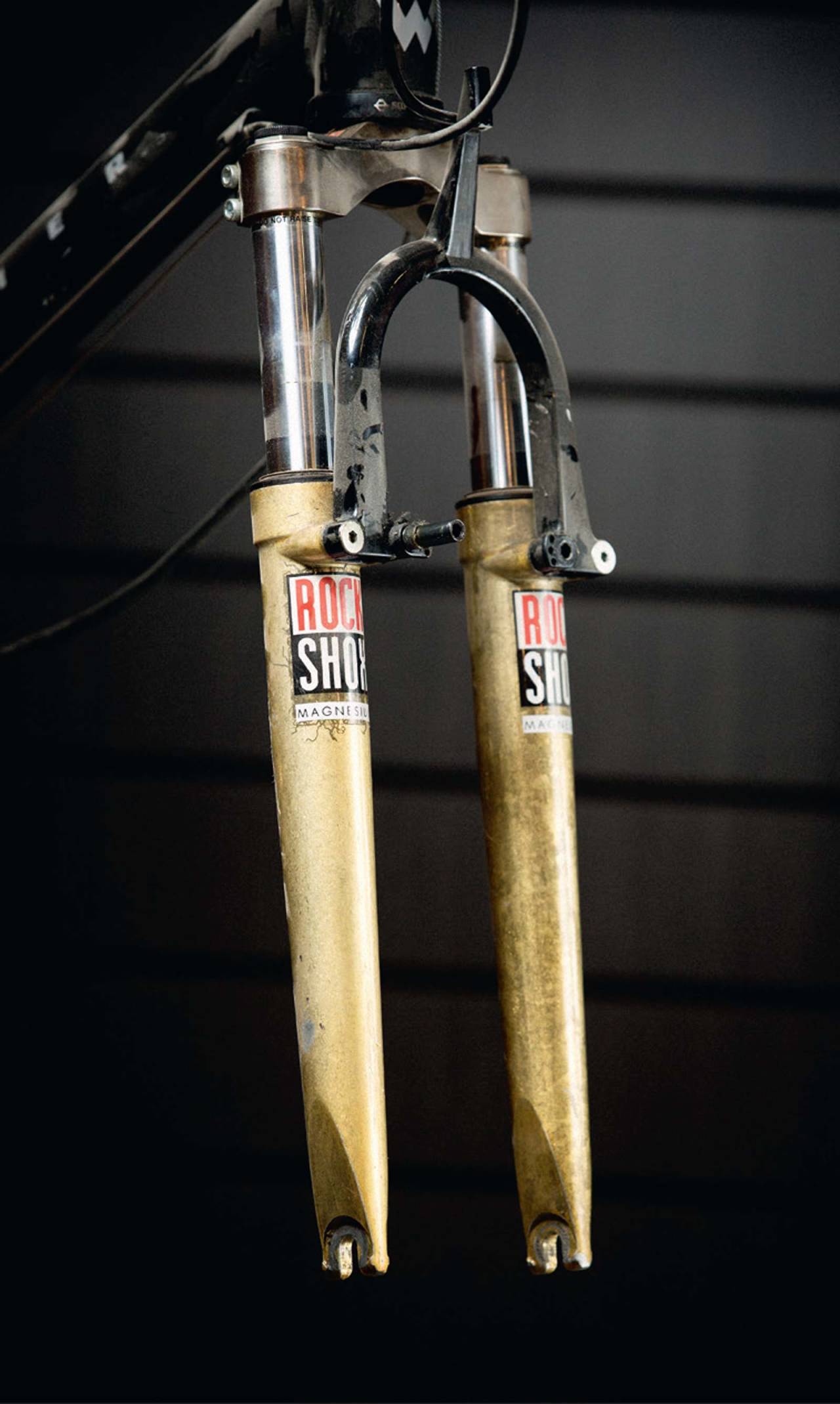 STØTDEMPING: RockShox Mag 20 med 63mm vandring var en liten revolusjon for terrengsyklingen. Foto: Kristoffer H. Kippernes
