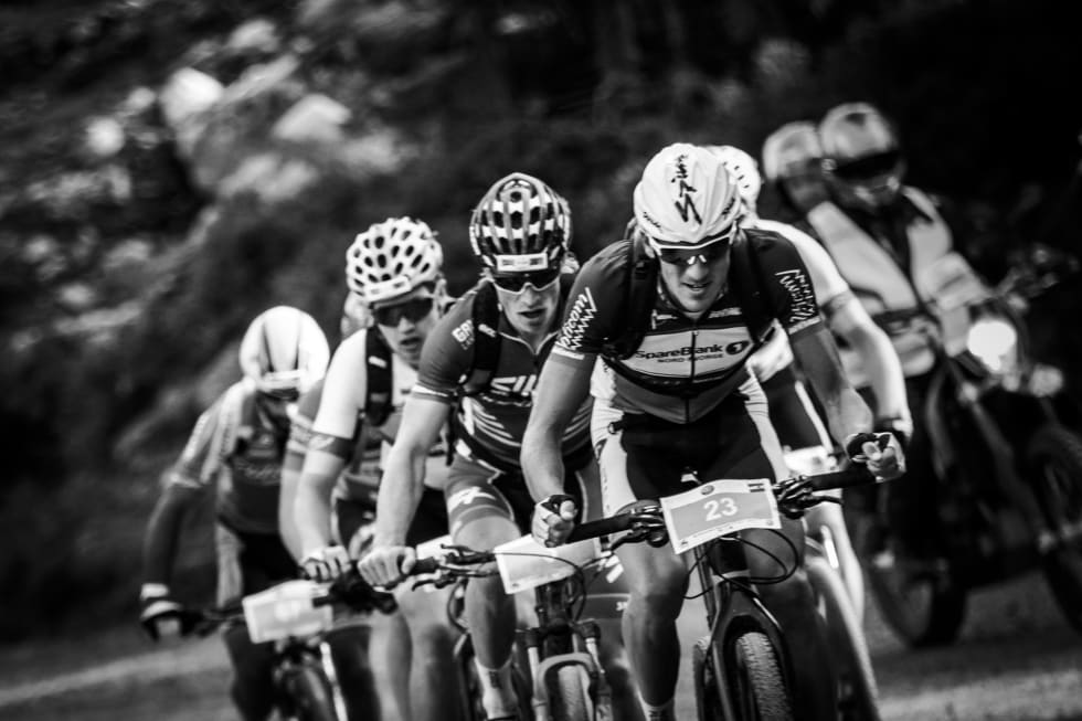 DRAR: Underveis tråkket Frederik Wilmann til og tok sin del av drajobben. Foto: Snorre Veggan 13 - birken2017-9754a-2