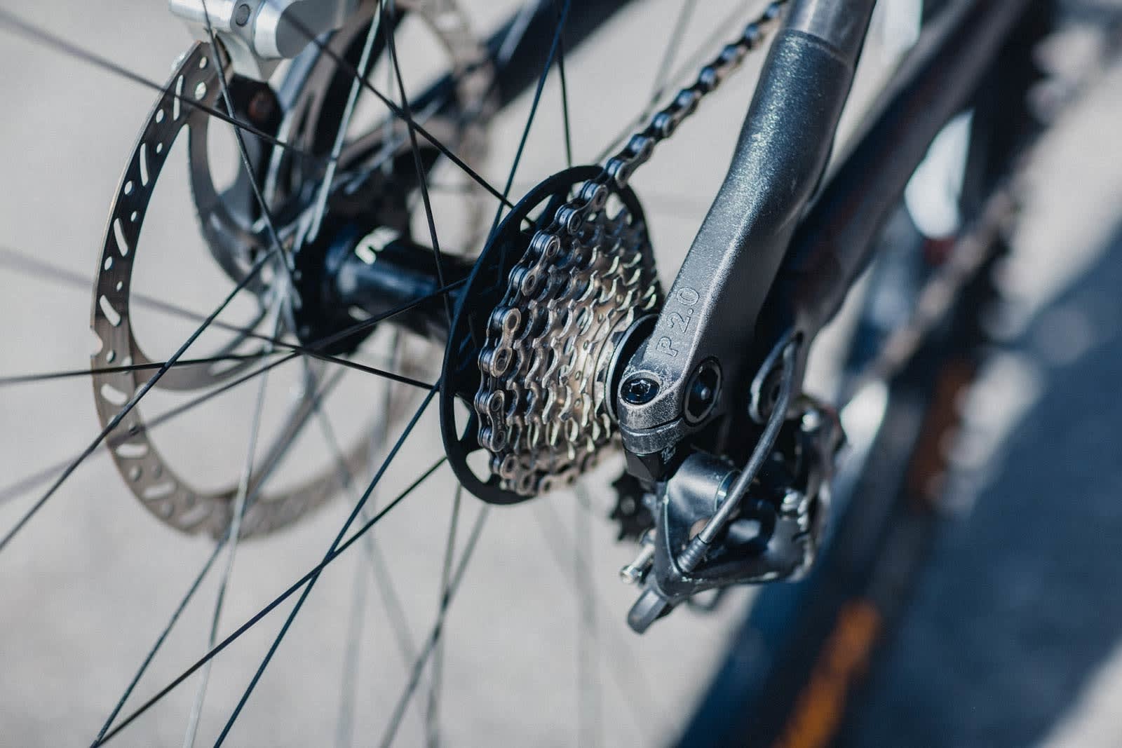 ANDRE VERSJON: Sykkelen kan komponeres og bygges i flere steg. Mille er nå på sin andre versjon av bakrammen, som er merket med «2.0».