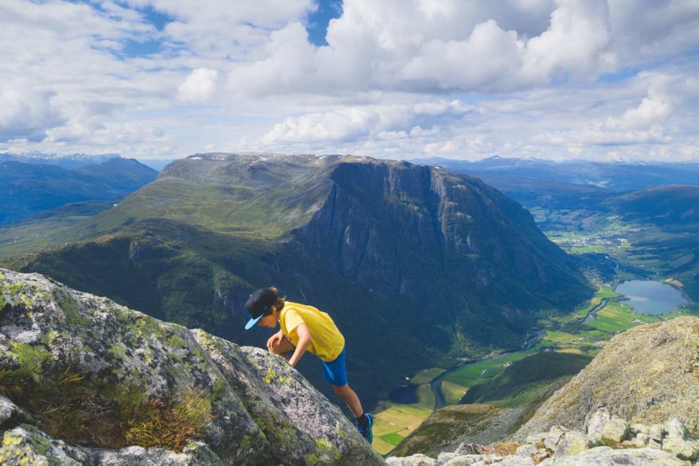 NY STJERNE: I Gloppen er det planer om å gjøre Eggenipa (1338 moh.) like kjent som Besseggen. Foto: Erlend Sande