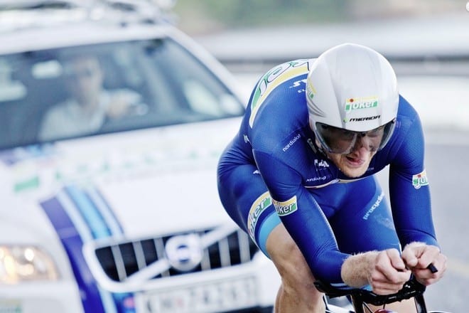 RASK: Strekningen på Bispeveien som brukes i Retempoen er en av landets raskeste, der blant annet Reidar Borgersen satte sin rekord på 50km. Foto: Team Joker Reidar Borgersen 2014 - Foto Team Joker