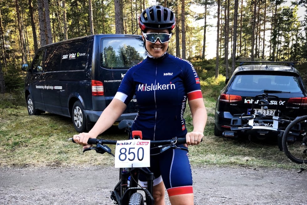 Maratonspesialisten Kristin Bye Weyer-Larsen tok fjerdeplassen i K30-39. Foto: Anette Røssum Bastnes Kristin Bye Weyer-Larsen - Kalas Cup 1 - Foto: Anette Røssum Bastnes 1400x933