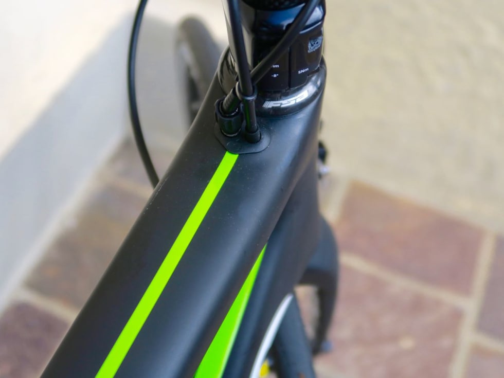 VAIERFØRING: Cervélo var pionerer på aerodynamisk vaierføring.