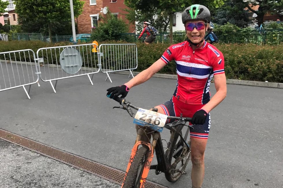 Jeanette Persson har hatt NM-trøya i to år. Her fra EM maraton i 2017. Foto: Filippa Persson Sande Jeanette Persson EM Maraton 2017 - Foto Filippa Persson Sande 1400x933