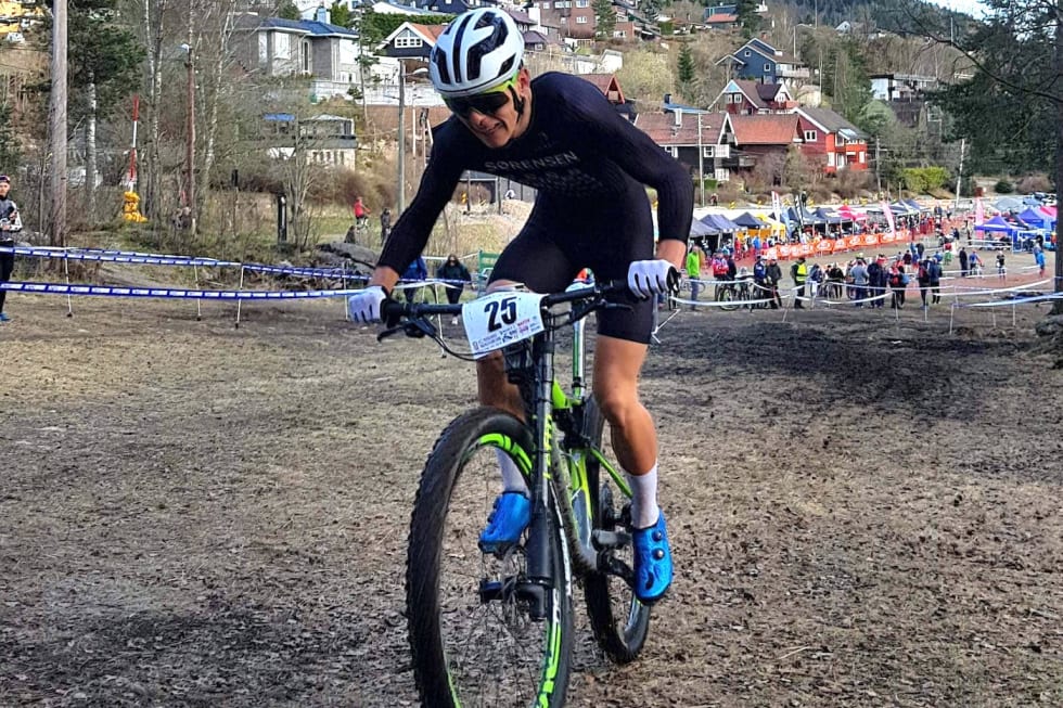 Førsteårssenior Tobias Johannessen syklet seg inn i troppen med sterke prestasjoner i flere UCI-ritt denne sesongen. Foto: Lars Johannessen Tobias Johannessen - Rye UCI #1 May 4-18 - Lars Johannessen 1400x933