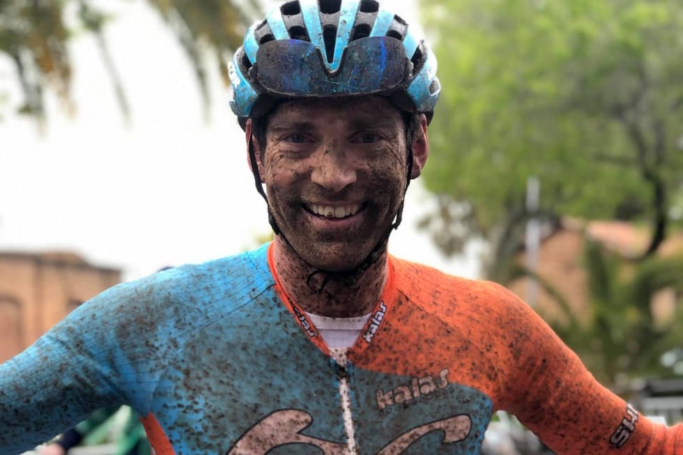 Vidar Mehl etter første etappe i Andalucia Bike Race. Foto: Kristin Bye Weyer-Larsen