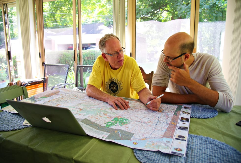 Amerikanere setter gjerne av dagen for å planlegge ruta videre for deg