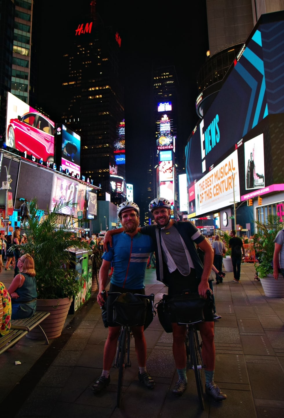 Endelig fremme i NYC og Times Square