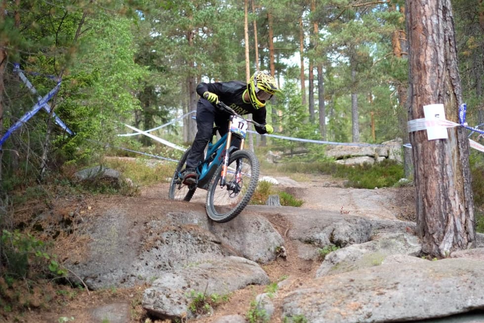 Atle Laakso tok NM-gull i juniorklassen med tredje beste tid for dagen. Foto: Niclas Stensrud Andersen Atle Hagen Laakso - NM Drammen 2018 - Niclas Stensrud Andersen 1400x933