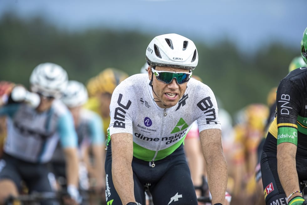 VM-KLAR: Edvald Boasson Hagen sykler fellesstarten i VM i Yorkshire 28. september. Foto: Pål Westgaard